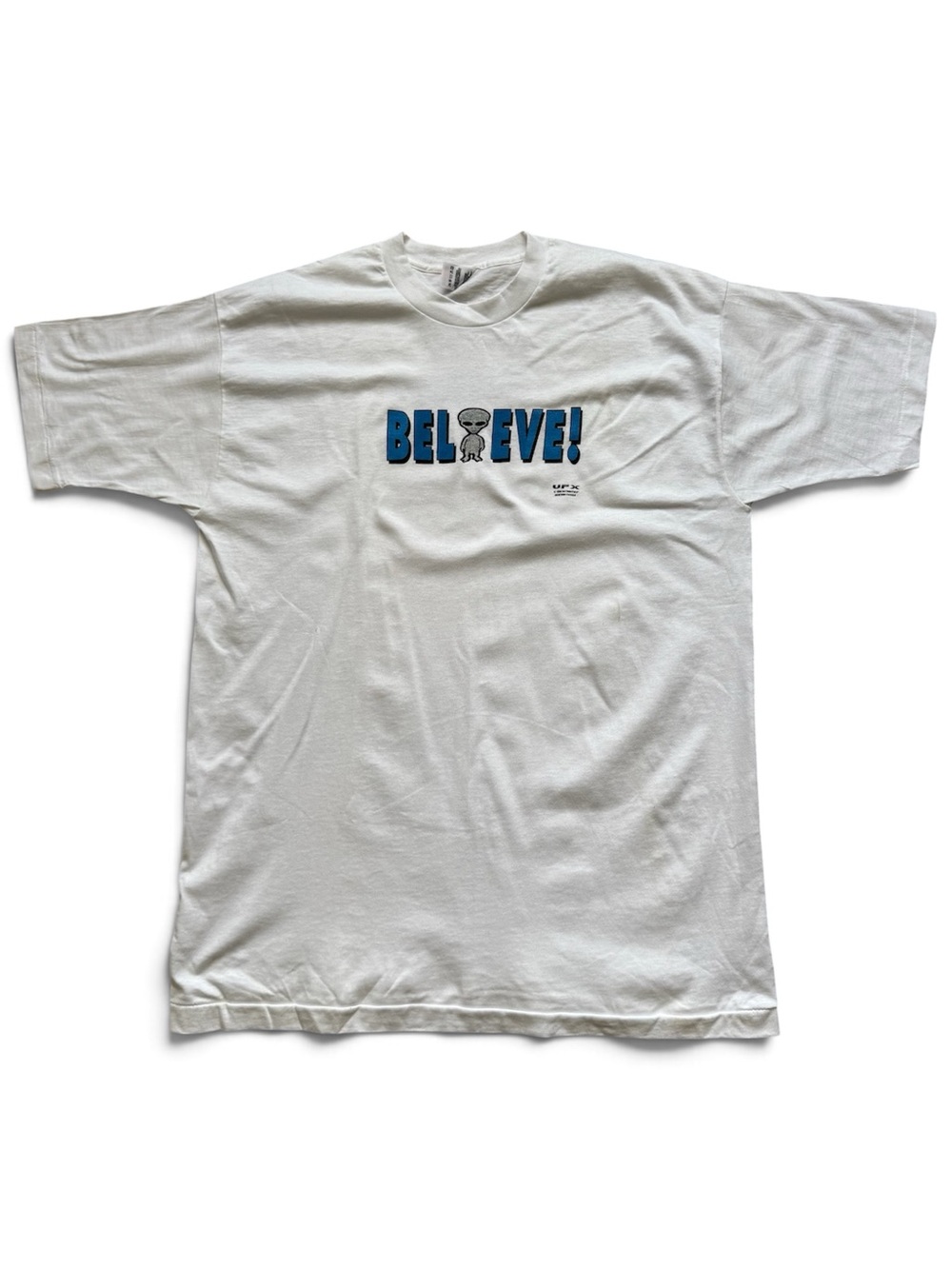 Vintage UFX Sci-Fi Alien BELIEVE! shirt